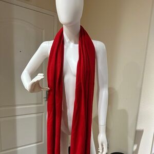 Red Cashmere Scarf